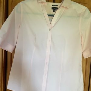 Light pink button up. Size 8P. Talbots